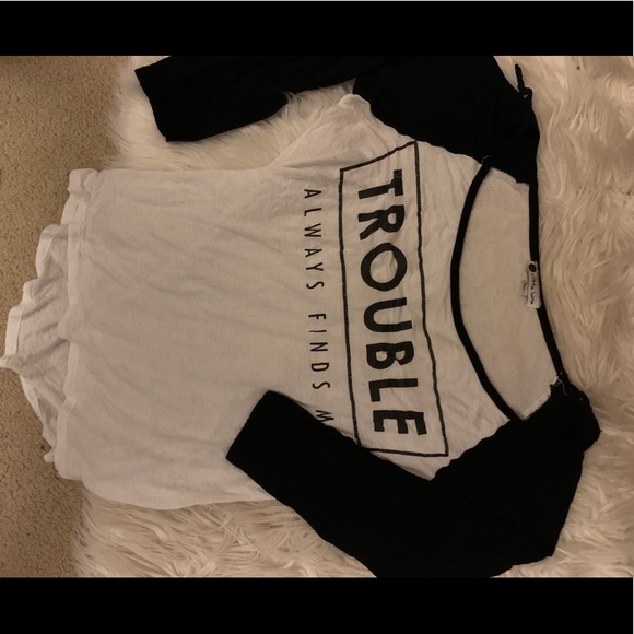 Tops - Half sleeve trouble t shirt